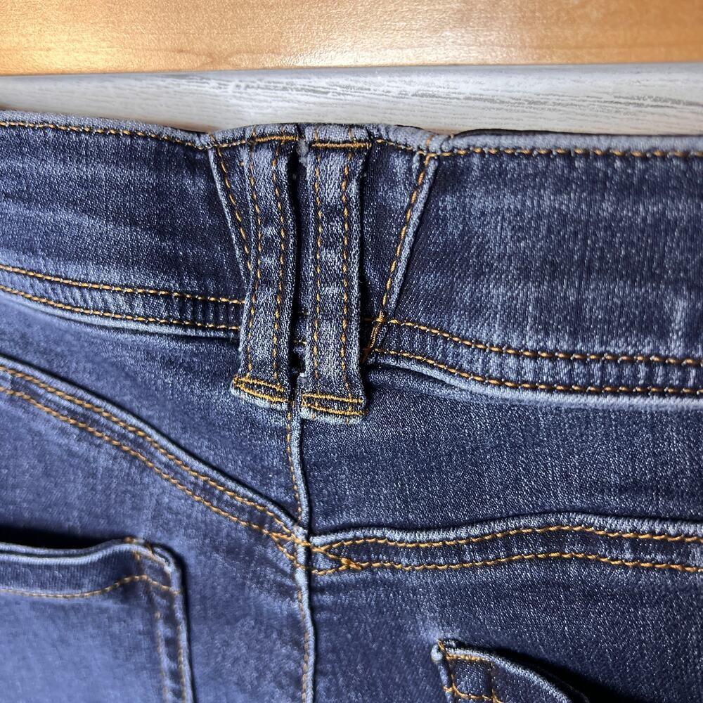 Democracy Jeans Womens Size 12 Skyrise Ankle Skimmer Ab Technology Dark Wash - Picture 12 of 16